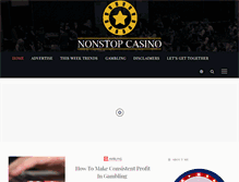 Tablet Screenshot of nonstop-casino.com